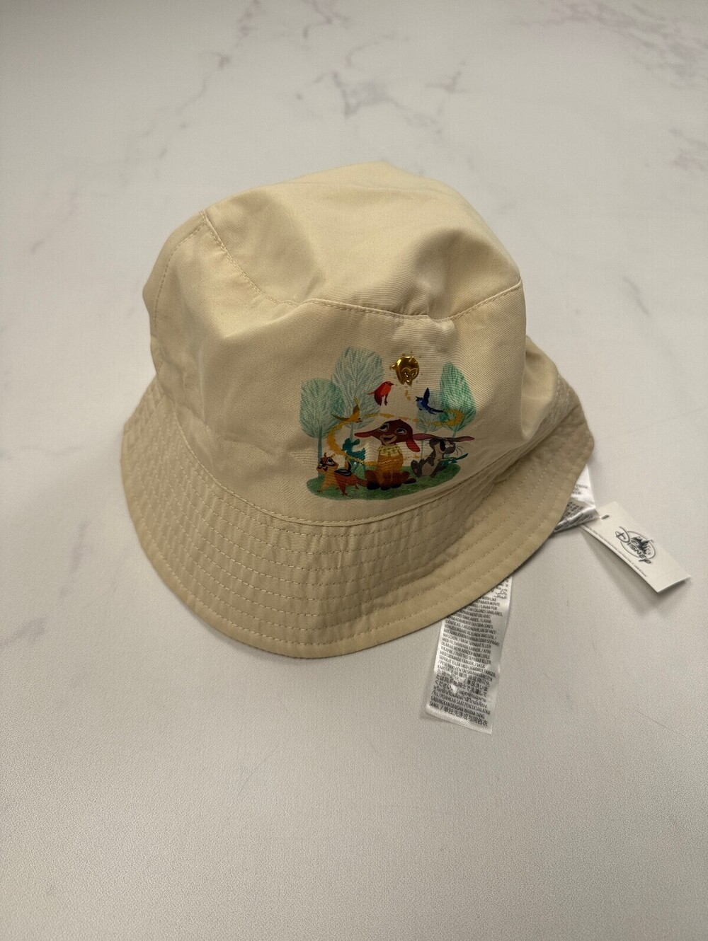 Disney Parks Panama Hat Beige Modern Classic - Unisex Adults One Size